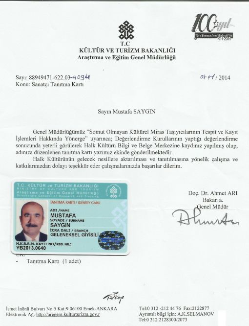  T.C. KÜLTÜR ve TURİZM BAKANLIĞI,